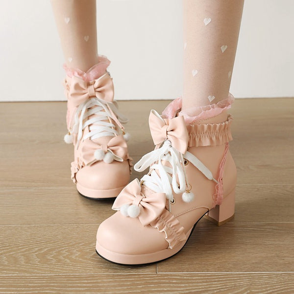 Fashion Bowtie Lolita Shoes PN4423