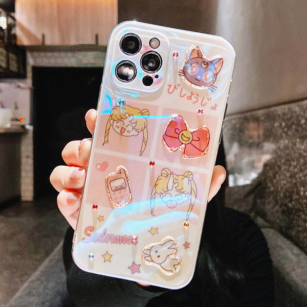 Cartoon Anime Phone Case for iphone 7/7plus/8/8P/X/XS/XR/XS Max/11/11pro/11pro max/12/12mini/12pro/12pro max PN3836