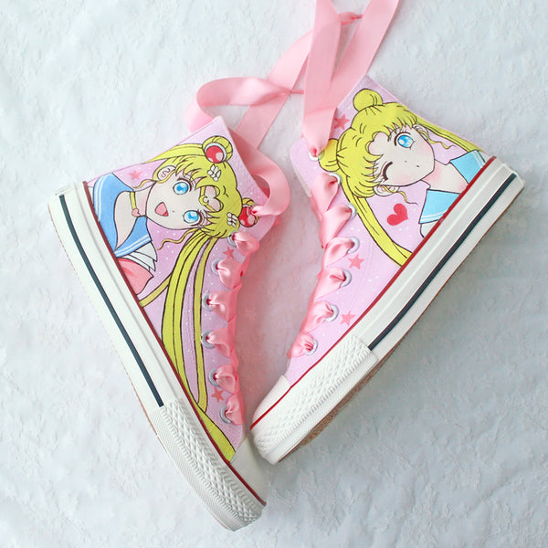 Kawaii Sailor Moon Canvas Shoes PN2389