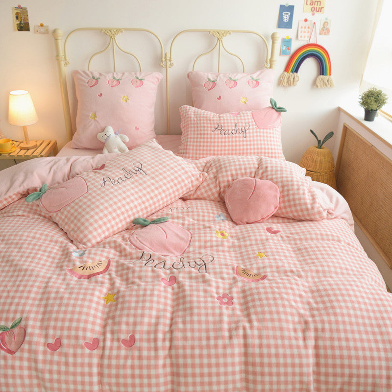 Sweet Peach Bedding Set PN3119