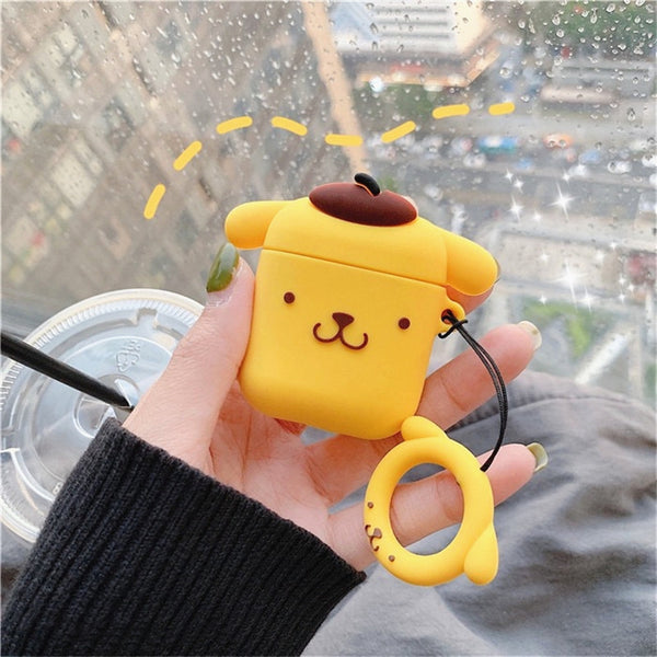 Pom Pom Purin Airpods Case For Iphone PN1142