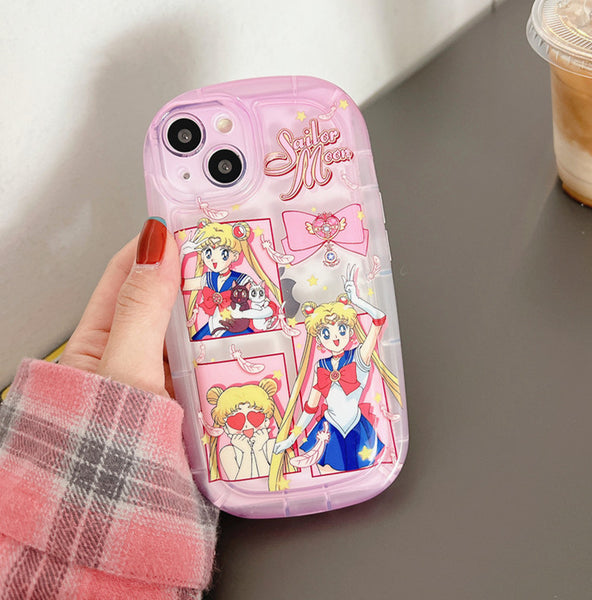 Kawaii Sailormoon Phone Case for iphone X/XS/XR/XS Max/11/11pro/11pro max/12/12mini/12pro/12pro max/13/13pro/13pro max/14/14plus/14pro/14pro max PN5420