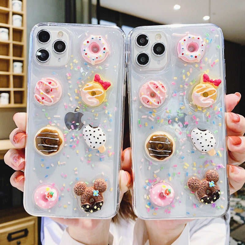 Sweet Doughnut Phone Case for iphone 6/6s/6p/6splus/7/7plus/8/8plus/X/XS/XS Max/11/11pro/11pro Max PN2114