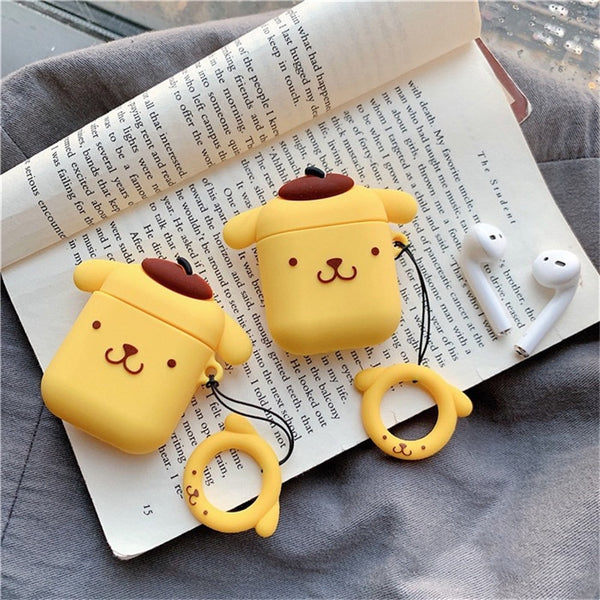 Pom Pom Purin Airpods Case For Iphone PN1142