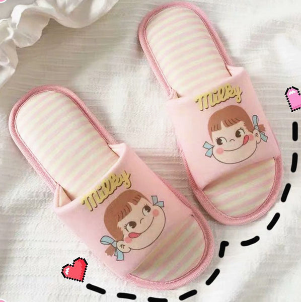 Kawaii Milky And Cinnamoroll Slippers PN1708