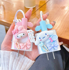 Cute Anime Charger Protector Set PN5712