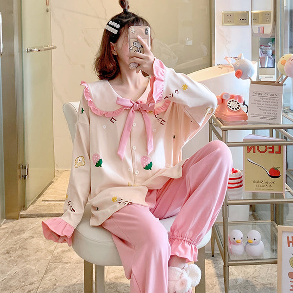 Strawberry Bear Pajamas Suits PN4526