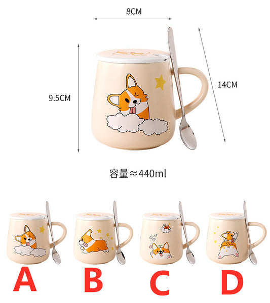 Lovely Corgi Mug Cups PN3586