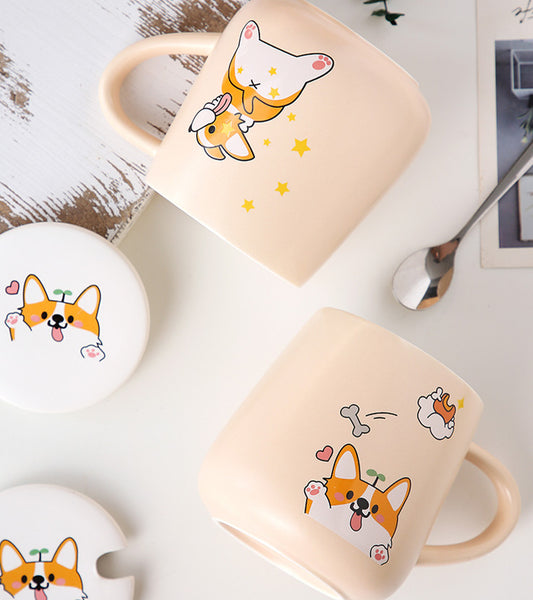 Lovely Corgi Mug Cups PN3586