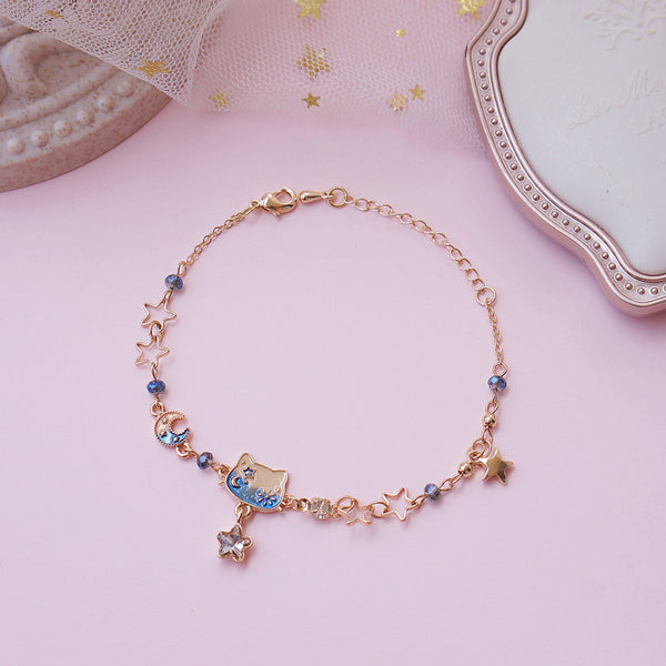 Cute Cat Stars Bracelet PN3475