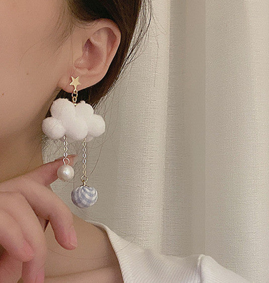 Lovely Cloud Earrings/Clips PN4793