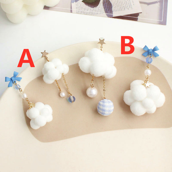 Lovely Cloud Earrings/Clips PN4793