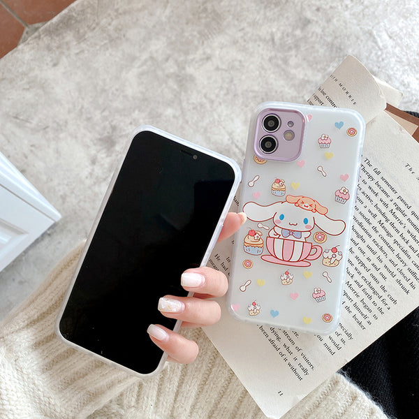 Cartoon Dog Phone Case for iphone 7/7plus/8/8P/X/XS/XR/XS Max/11/11pro/11pro max/12/12mini/12pro/12pro max PN3530