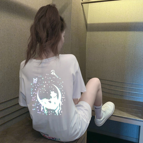 Kawaii Reflective Sailormoon T-shirt PN2832