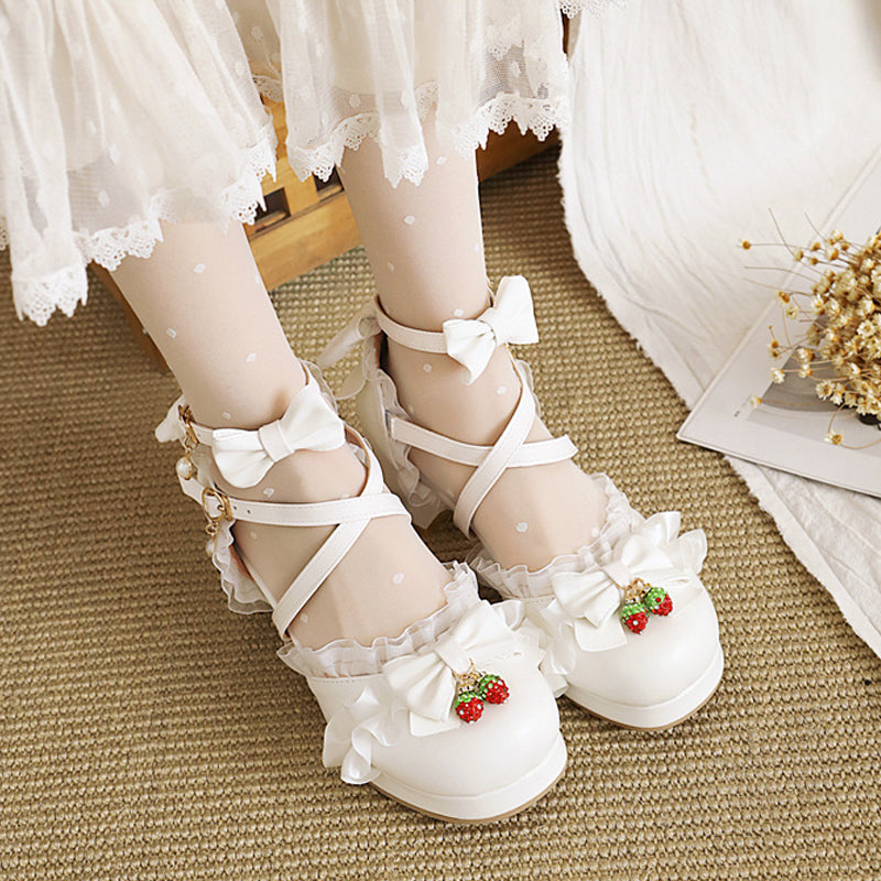 Strawberry Lolita Shoes PN3918 – Pennycrafts