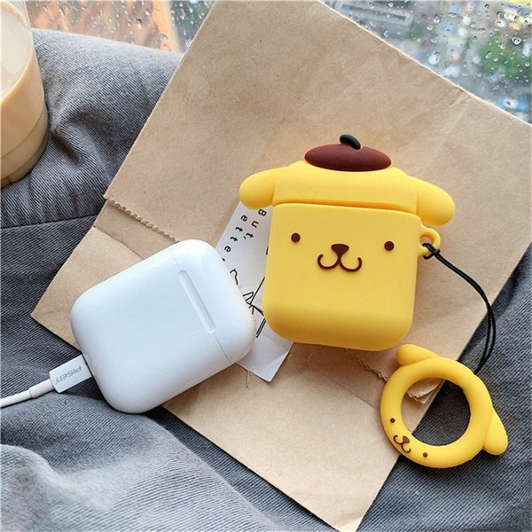 Pom Pom Purin Airpods Case For Iphone PN1142