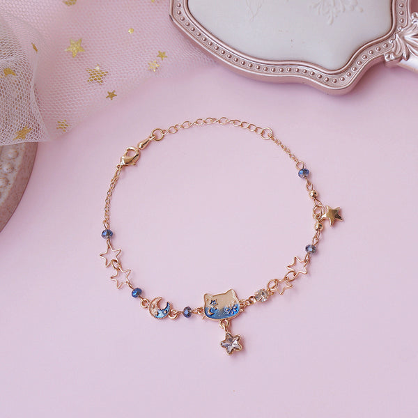 Cute Cat Stars Bracelet PN3475