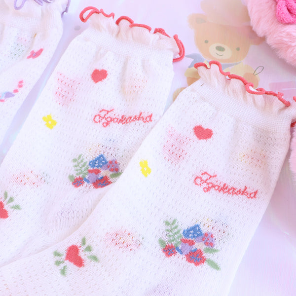 Flowers Rabbit Socks PN3164