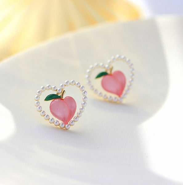 Cute Peach Earrings PN4994