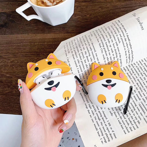 Cute Corgi Airpods Case For Iphone PN1740