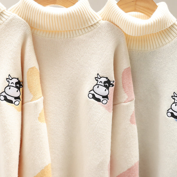 Fashion Milk Cow Sweater PN5263