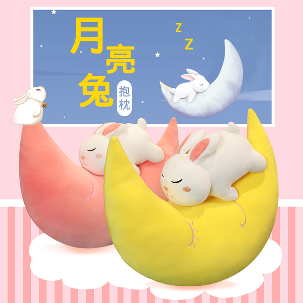 Lovely Rabbit Moon Hold Pillow PN2954