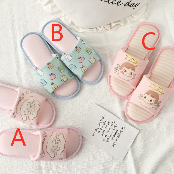 Kawaii Milky And Cinnamoroll Slippers PN1708