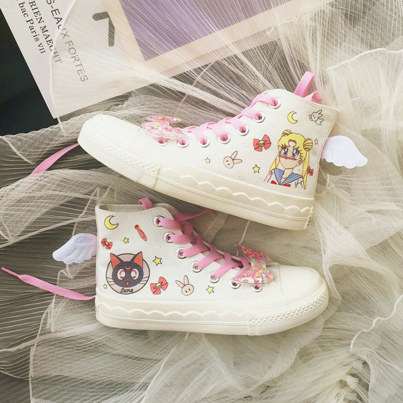 Fashion Usagi and Luna Canvas Shoes PN1686