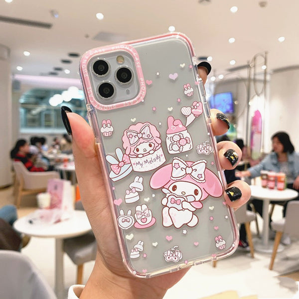 Lovely Cinnamoroll Phone Case for iphone 7/7plus/8/8P/X/XS/XR/XS Max/11/11pro/11pro max PN2283