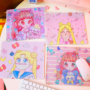 Sailormoon And Cartoon Mouse Pad PN0602