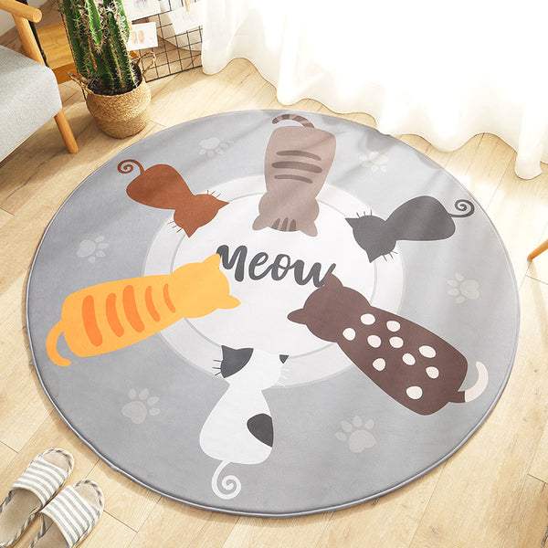 Lovely Cats Round Mat PN3487