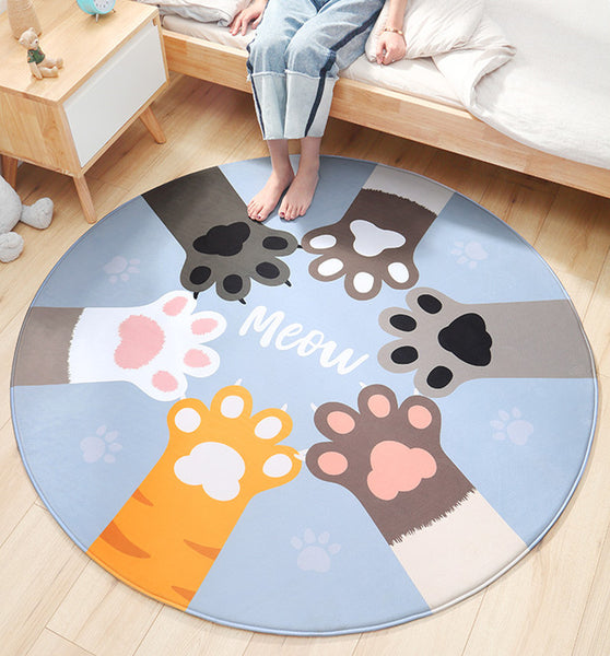 Lovely Cats Round Mat PN3487