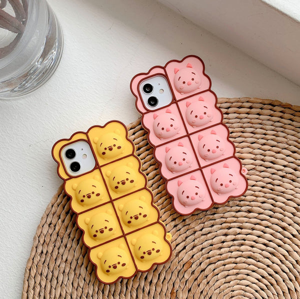 Lovely Animals Phone Case for iphone7/7plus/8/8P/X/XS/XR/XS Max/11/11 pro/11 pro max/12/12pro/12mini/12pro max PN4144