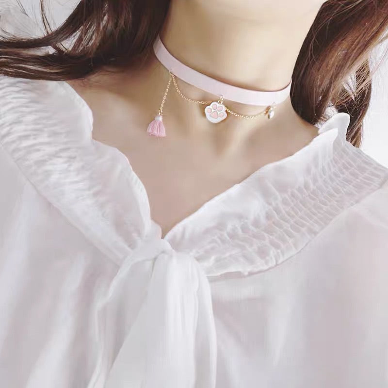 Cute Cat Paw Choker PN3446