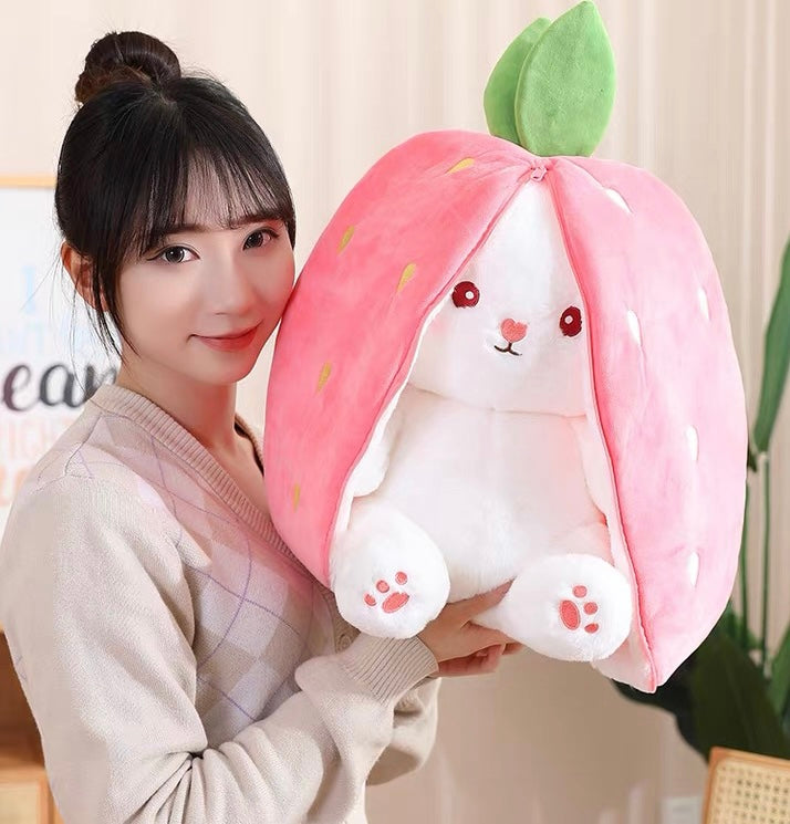 Cute Strawberry Bunny Hold Pillow PN5729 – Pennycrafts