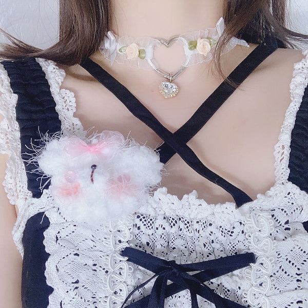 Pretty Flowers Lace Choker PN3624