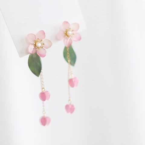 Pretty Sakura Earrings/Clips PN2923