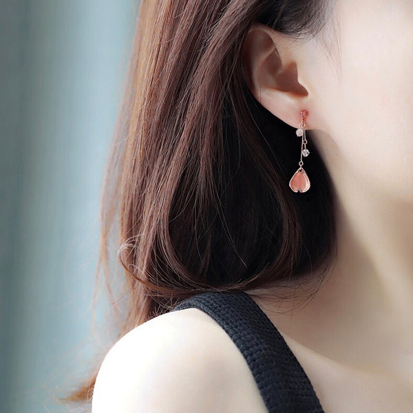 Sakura Asymmetric Earrings/Clips PN3719