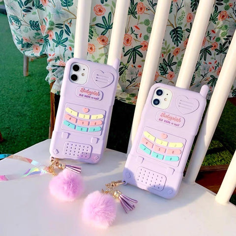 Kawaii Girls Phone Case for iphone 6/6s/6plus/6splus/7/7plus/8/8plus/X/XS/XR/XS Max/11/11pro/11pro Max/12/12pro/12mini/12pro max PN3684