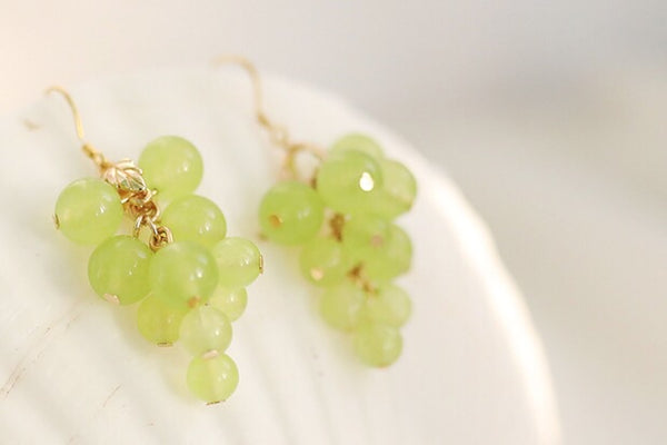 Cute Grapes Earrings/Clips PN2506